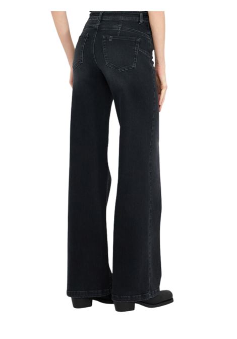 Jeans flare con cintura DENIM NERO Liu Jo | UF5100D02648L451